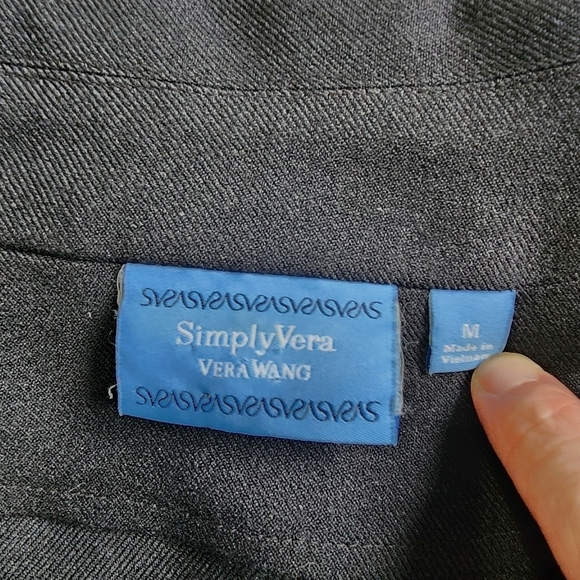 Simply Vera Wang Black Peacoat - Medium - Picture 8 of 8